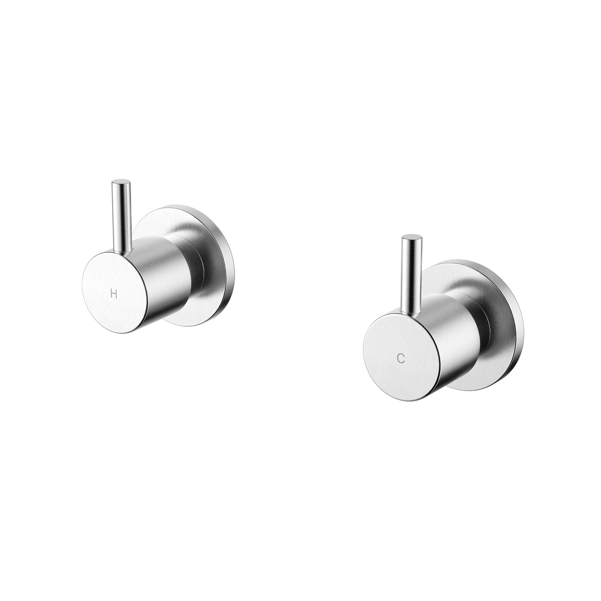 Modern National Star Mini Wall Top Assemblies - Brushed Chrome — STRM017BC