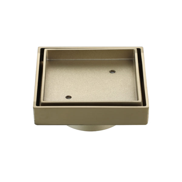 Modern National Tile Insert 75mm - Brushed Gold (Brushed Bronze)