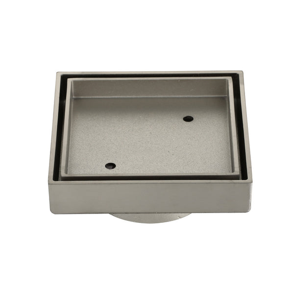 Modern National Tile Insert 75mm - Warm Brushed Nickel