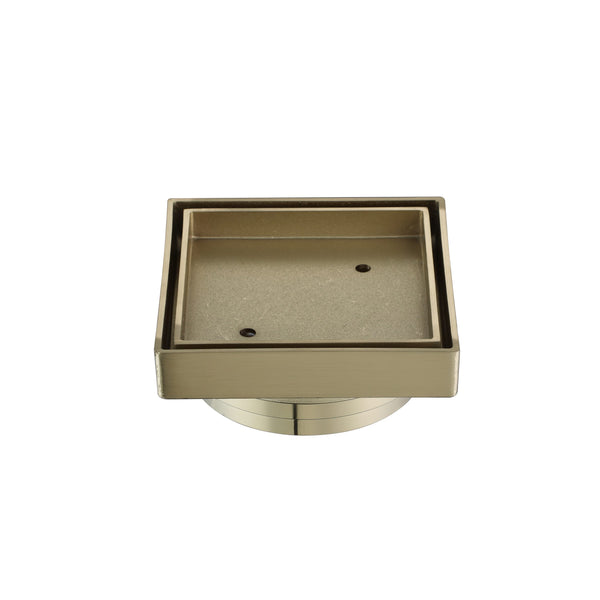 Modern National Tile Insert 95mm - Brushed Gold (Brushed Bronze)