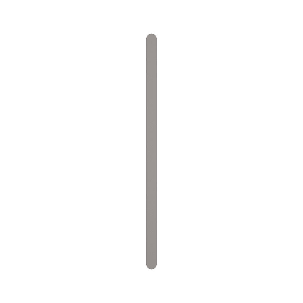 Empire Slim Vertical Heated Towel Rail, 60 x 900mm, Gun Metal - product view 3