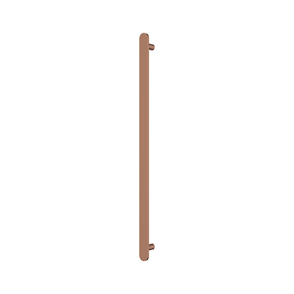 Fienza Empire Slim Vertical Heated Towel Rail, 60 x 900mm - Brushed Copper