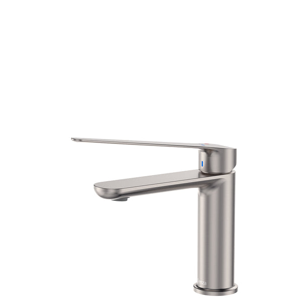 Fienza Empire Care Cold Start Basin Mixer - Brushed Nickel