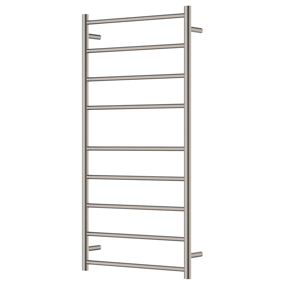 Isabella Heated Towel Rail, 600 x 1200mm, Brushed Nickel