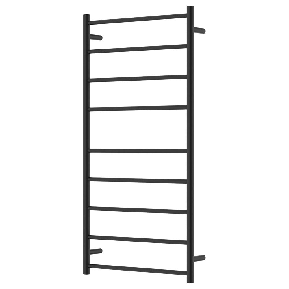 Isabella Heated Towel Rail, 600 x 1200mm, Matte Black