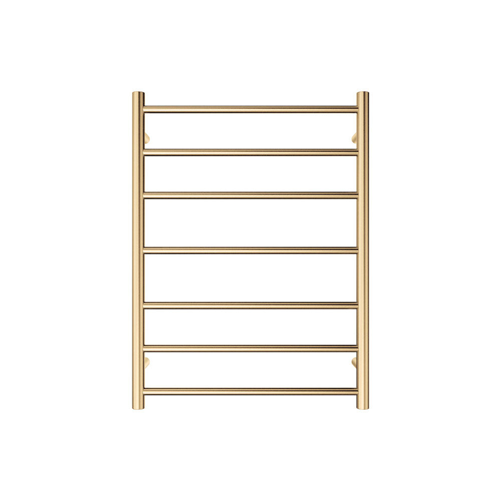 Isabella Heated Towel Rail, 600 x 800mm, Urban Brass - product view 2