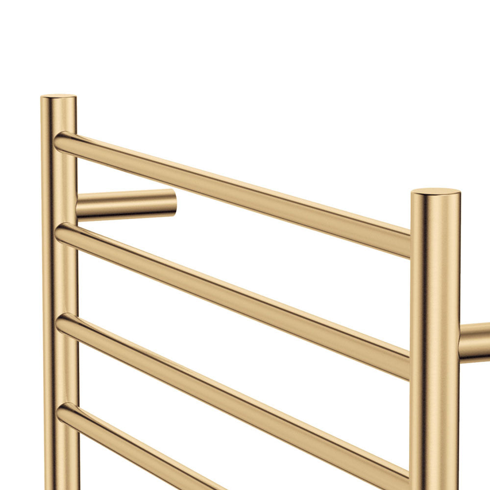 Isabella Heated Towel Rail, 750 x 700mm, Urban Brass - product view 3