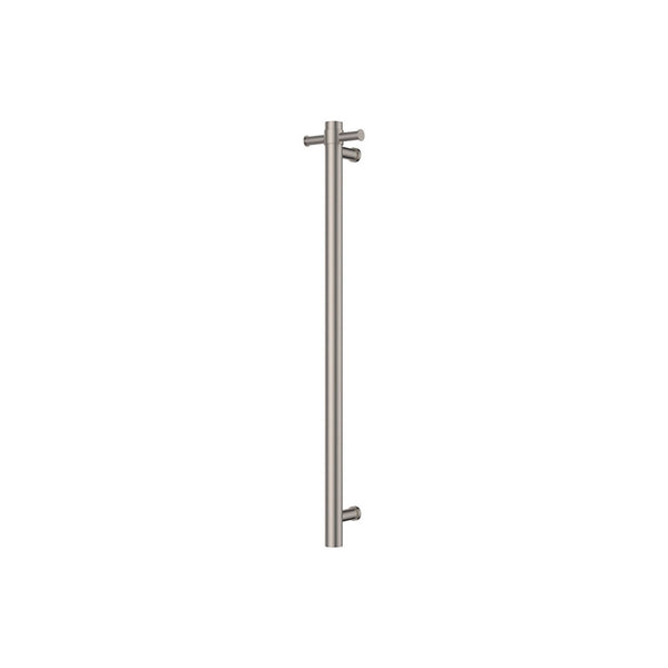 Fienza Isabella Vertical Heated Towel Rail, 100 x 900mm - Brushed Nickel