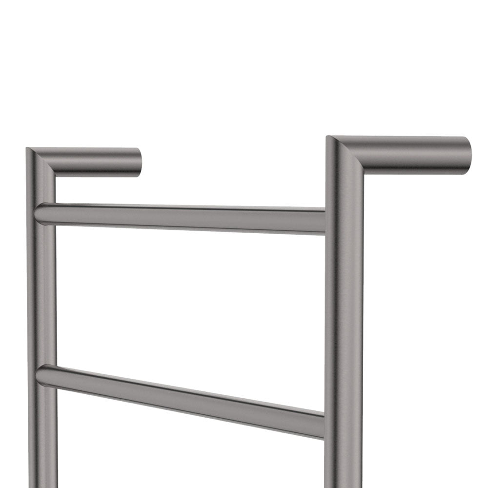 Kaya Heated Towel Rail, 600 x 1200mm, Gun Metal - product view 3