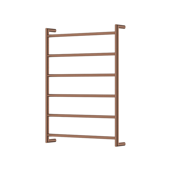 Fienza Kaya Heated Towel Rail, 600 x 800mm - Brushed Copper