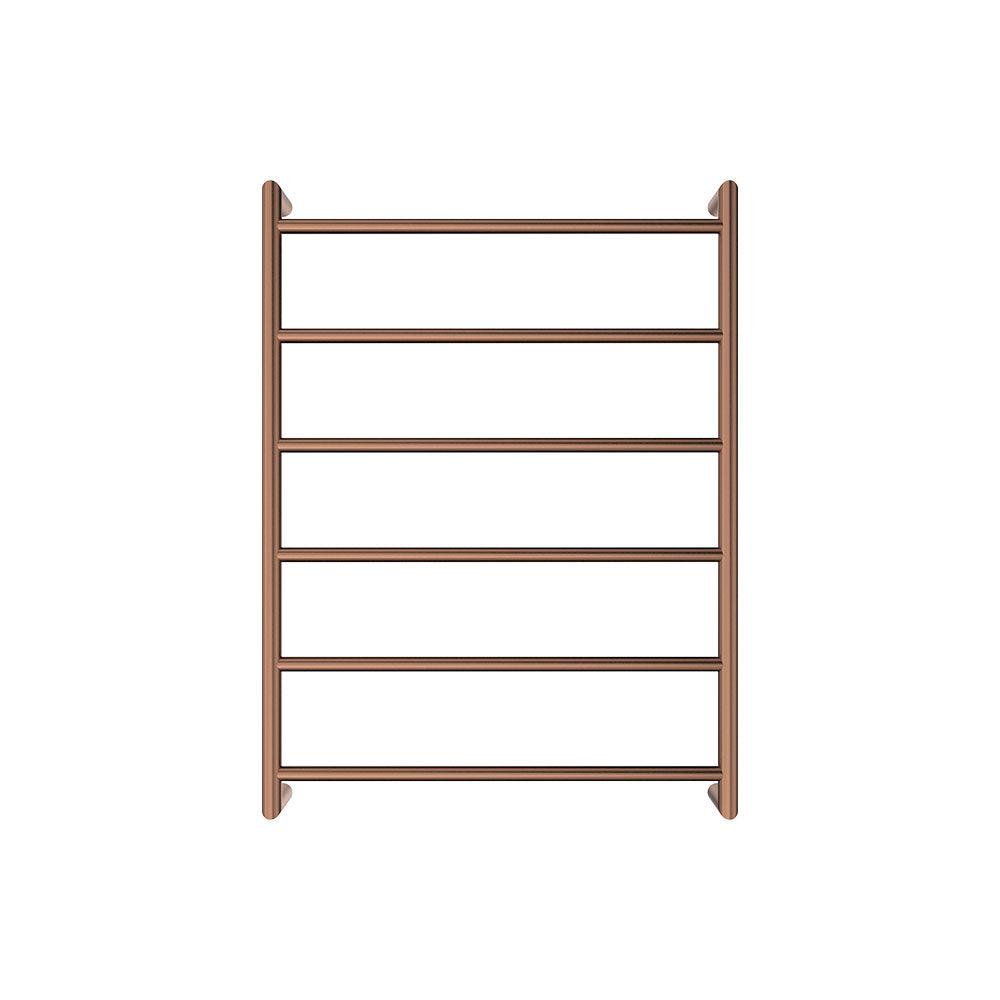 Kaya Heated Towel Rail, 600 x 800mm, Brushed Copper - product view 2