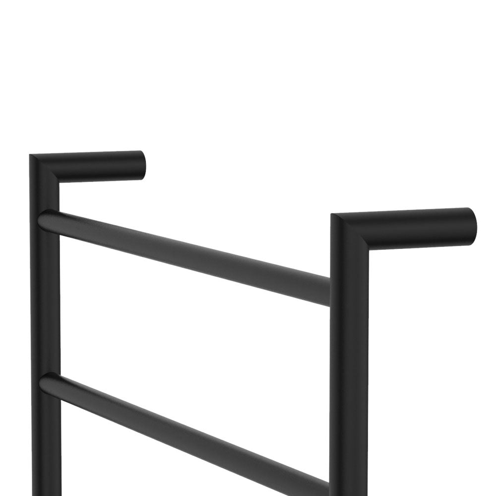 Kaya Heated Towel Rail, 600 x 800mm, Matte Black - product view 3