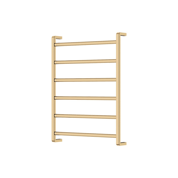 Fienza Tono Heated Towel Rail, 600 x 800mm - Brushed Gold (Urban Brass)