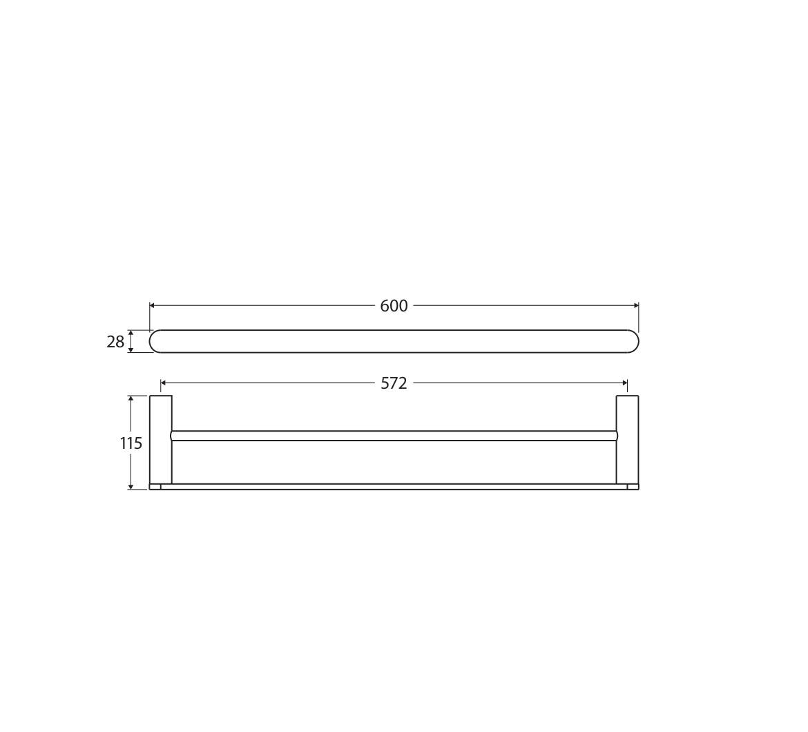 Fienza 88908600GM measurements and dimensions