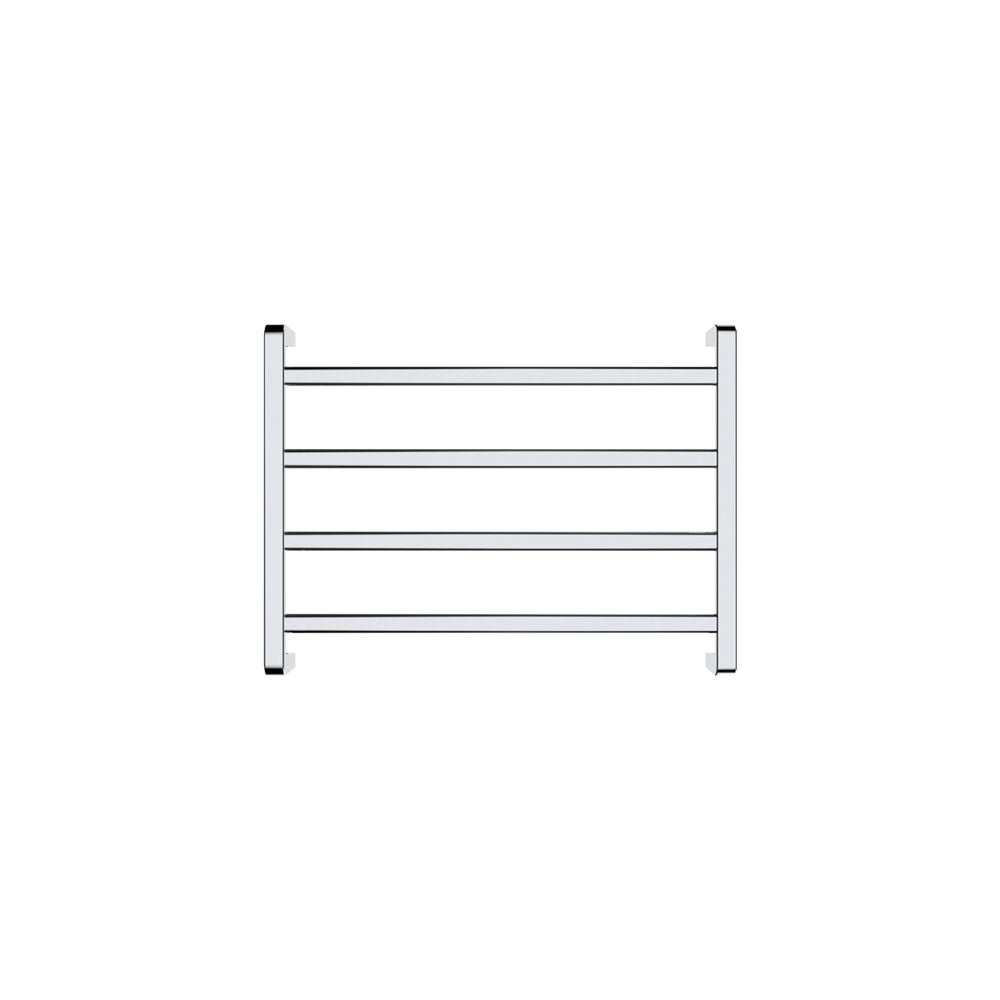 Koko Heated Towel Rail, 600 x 450mm, Chrome - product view 2