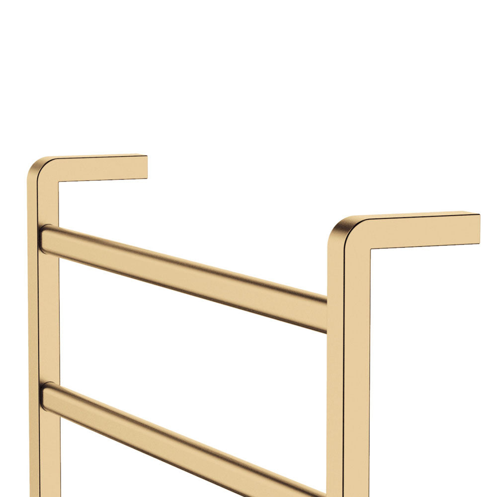 Koko Heated Towel Rail, 600 x 800mm, Urban Brass - product view 3