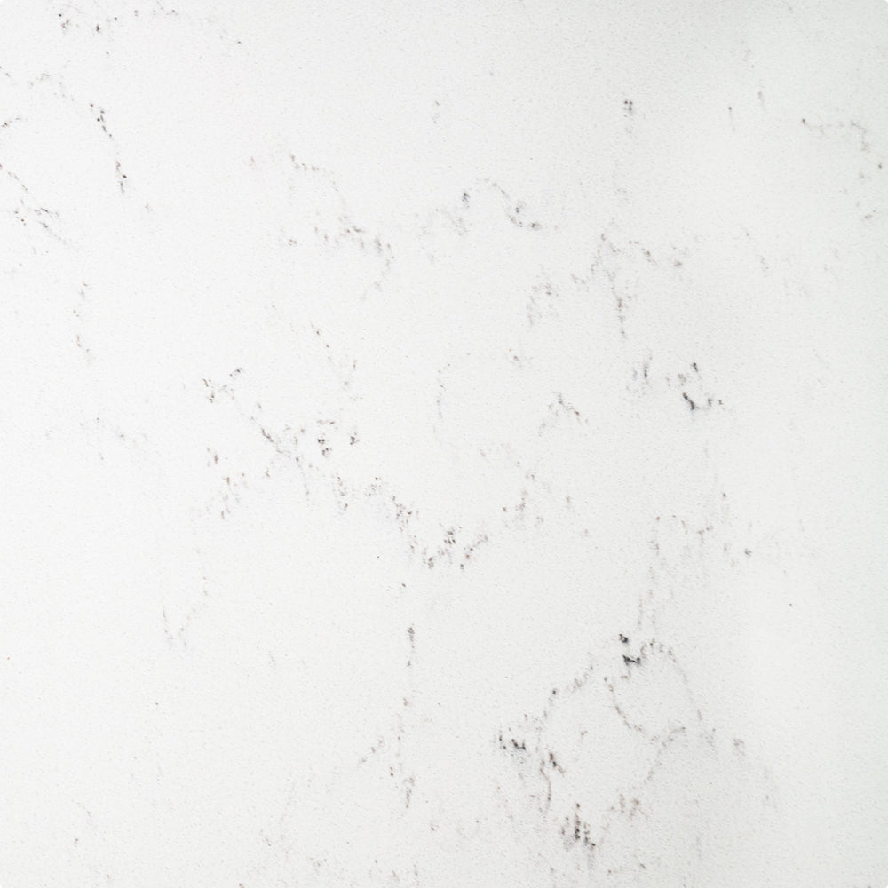 Fienza Bianco Marble Silica Free Stone Vanity Benchtop, Curved Full Depth