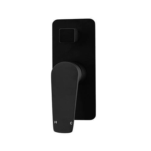 Modern National Cascade Shower Divertor Mixer Matt Black