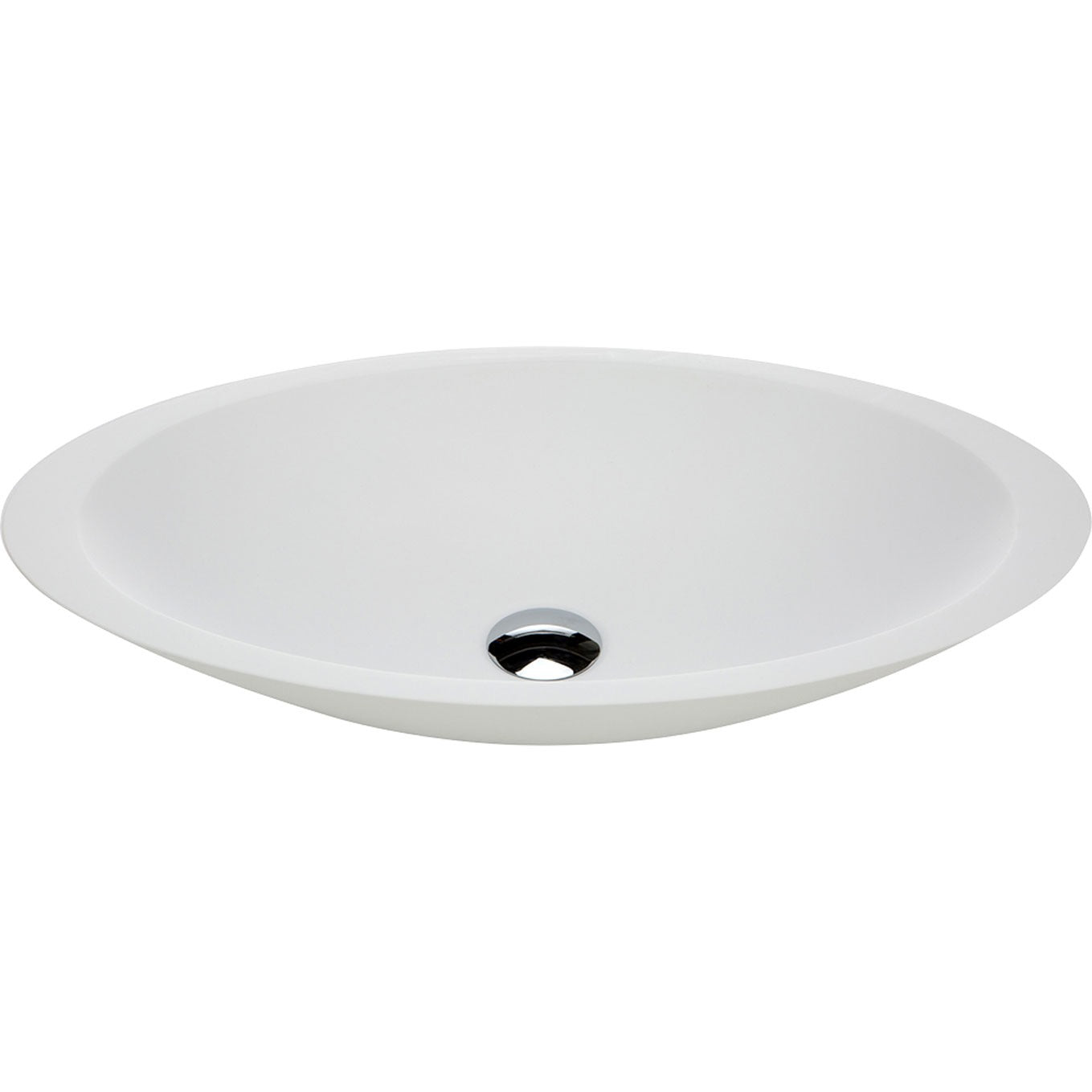 Fienza Bahama Matte White Solid Surface Cast Stone Basin