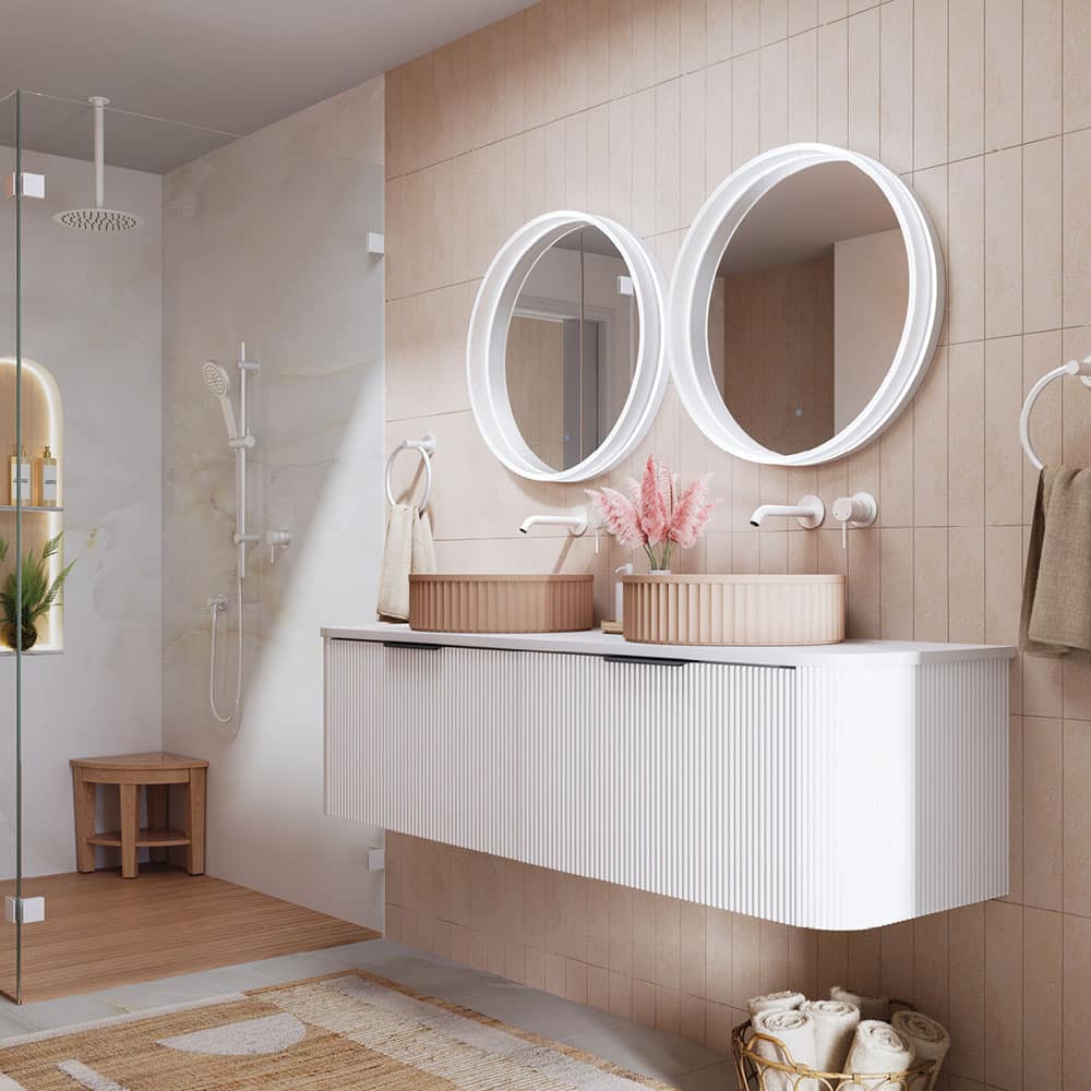 Fienza Minka Round Solid Surface Above Counter Basin, Dusk