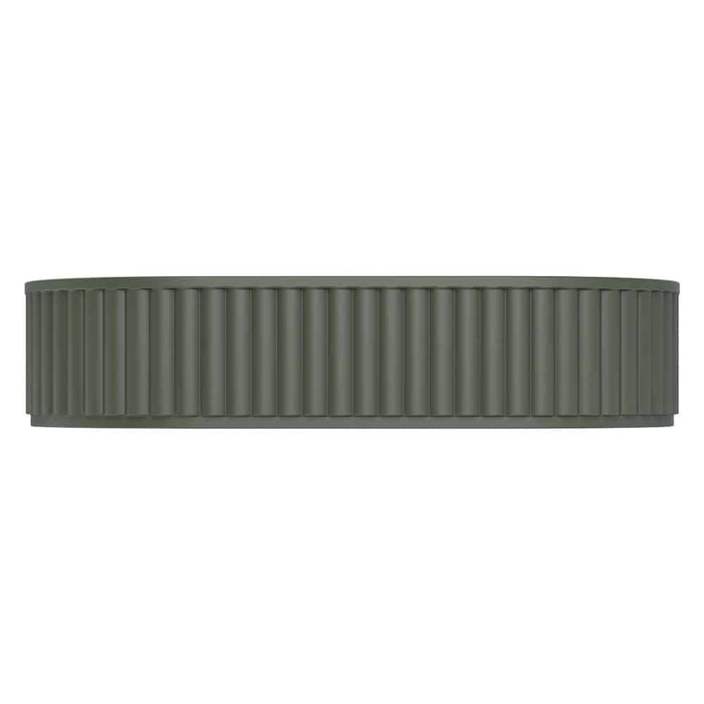 Fienza Minka Pill Oval Solid Surface Above Counter Basin, Forest