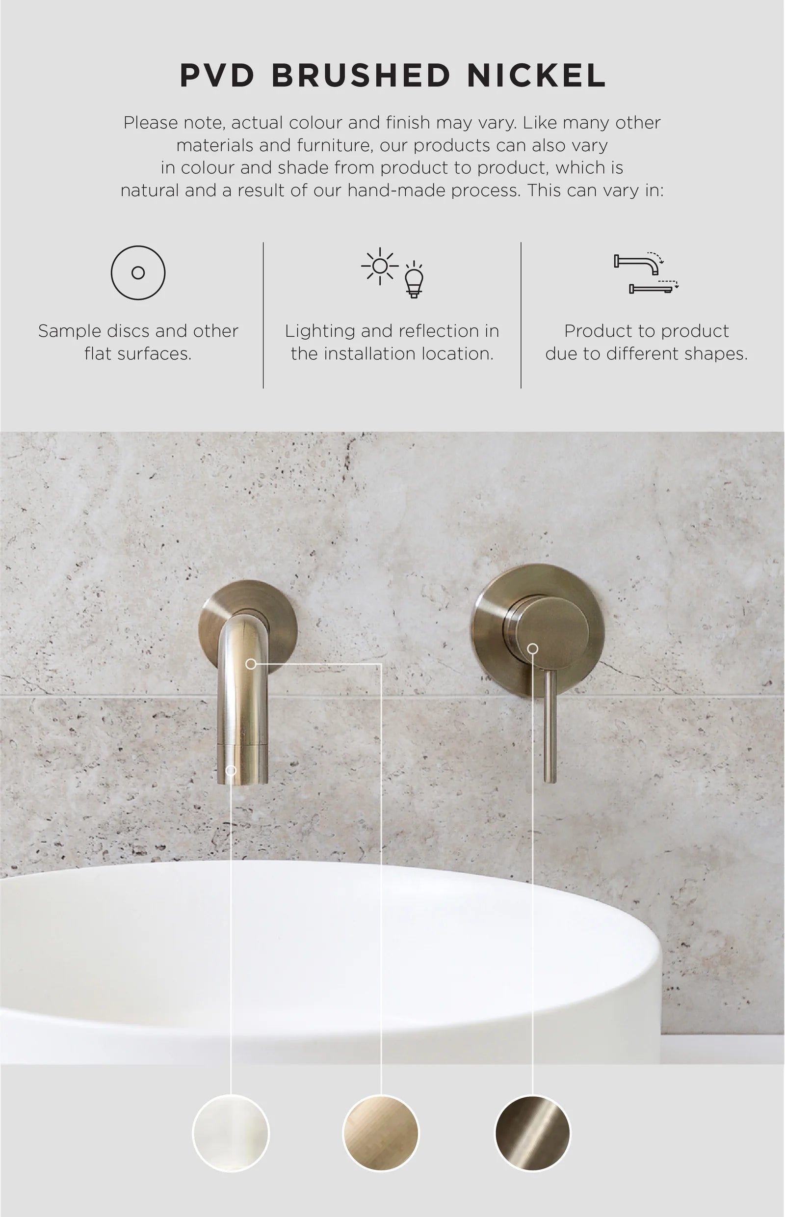 Meir Round Curved Spout 130mm Brushed Nickel