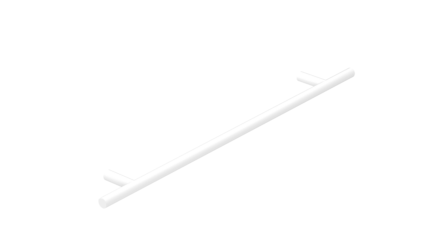 ADP Cross Bar 224cc Cabinet Handle Matte White