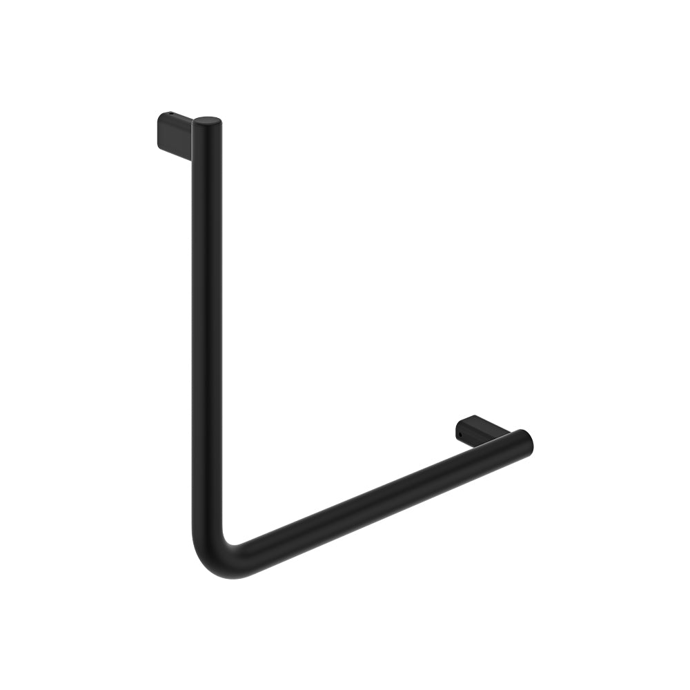 Fienza 90° Care Slimline Ambulant Care Hand Grab Rail, Matte Black — image 2