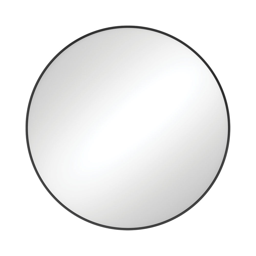 Reba Round Mirror, 800mm, Matte Black