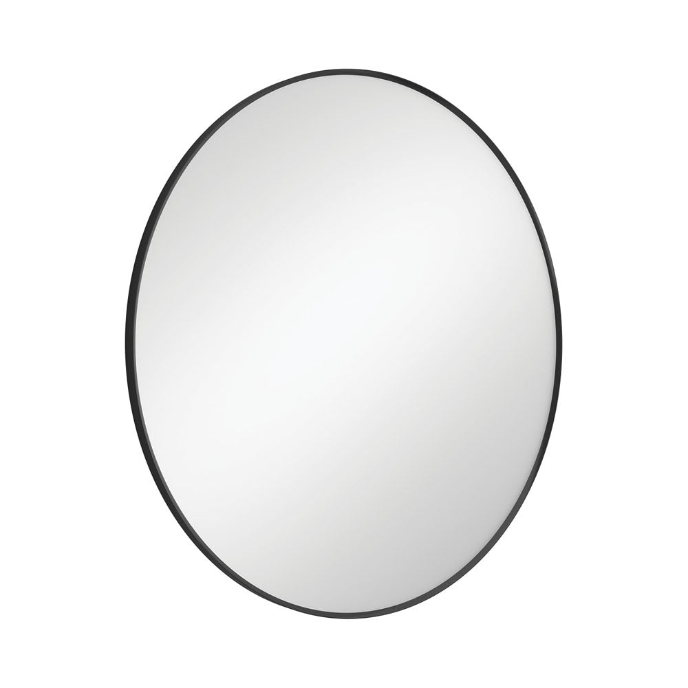 Reba Round Mirror, 800mm, Matte Black