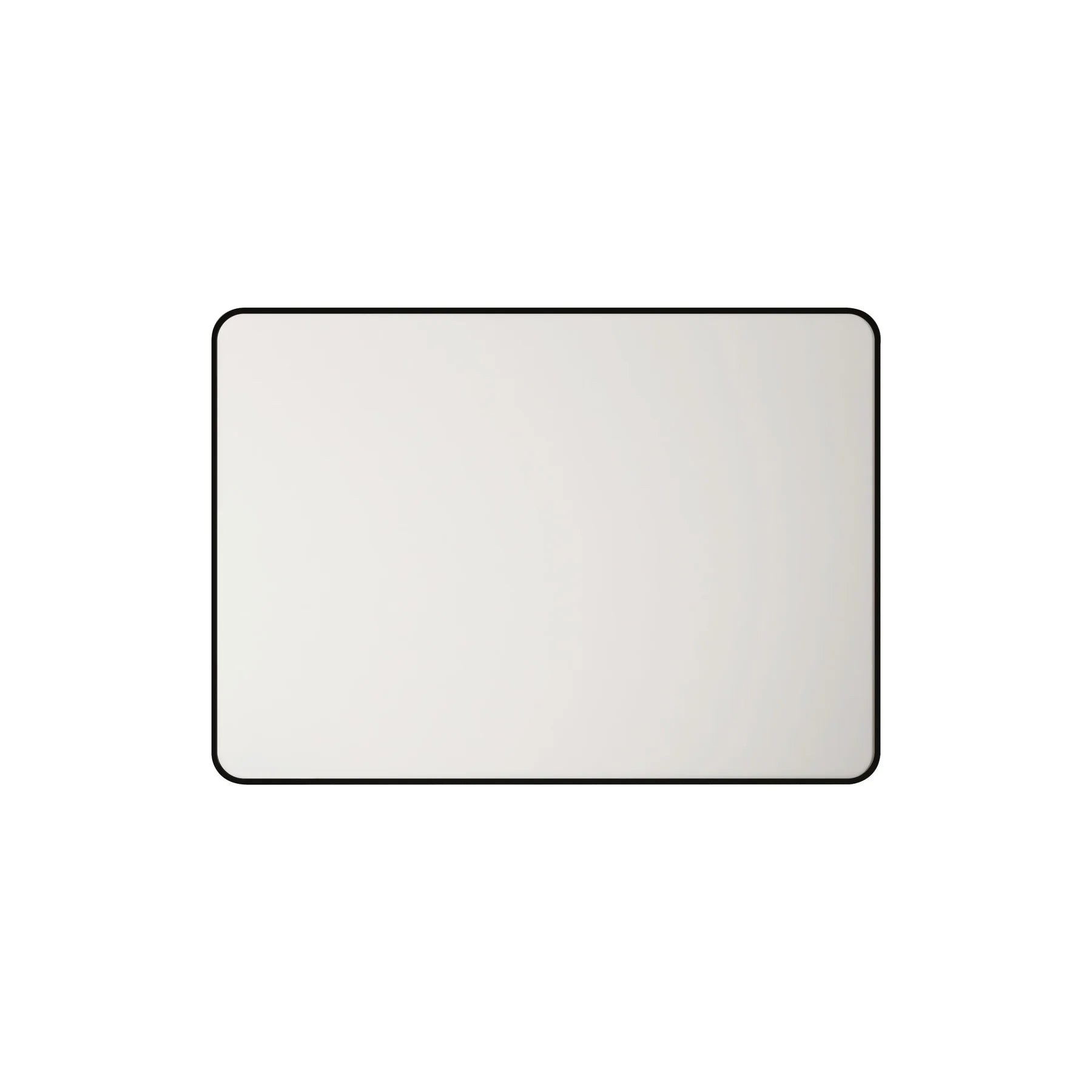 Aluminum Framed 600mm Rectangular Mirror- Matt Black