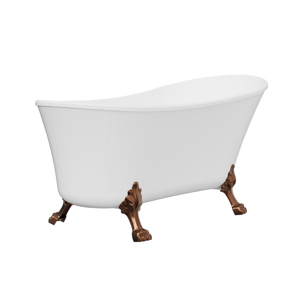 Fienza Clawfoot Acrylic Free Standing Bath Tub Chrome Feet