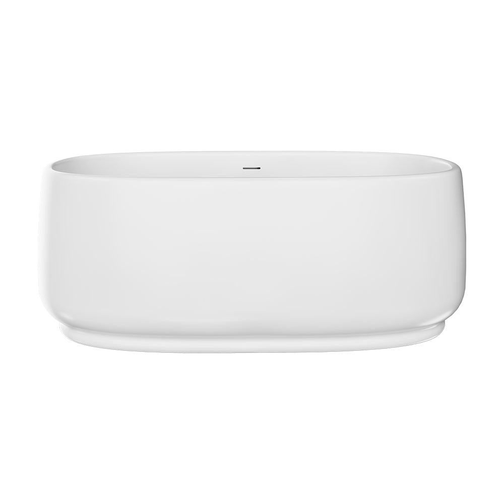 Fienza 1550mm Eden Freestanding Gloss White Acrylic Bath