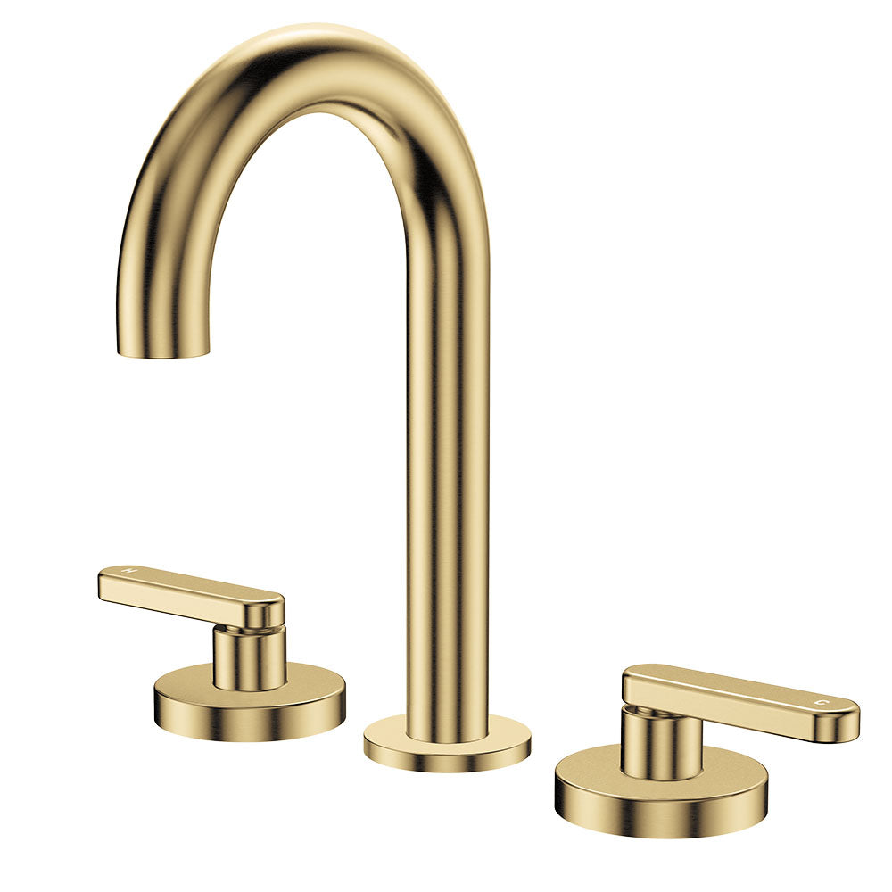 Fienza Kaya Round Hob Set - Lever Taps - Urban Brass 344101UB-LF