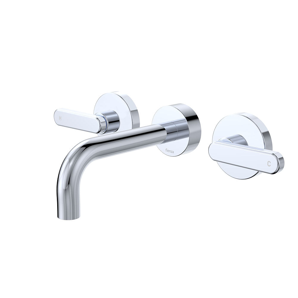 Fienza Kaya Wall Set - Lever Taps - 130mm - Chrome 344102-130-LF