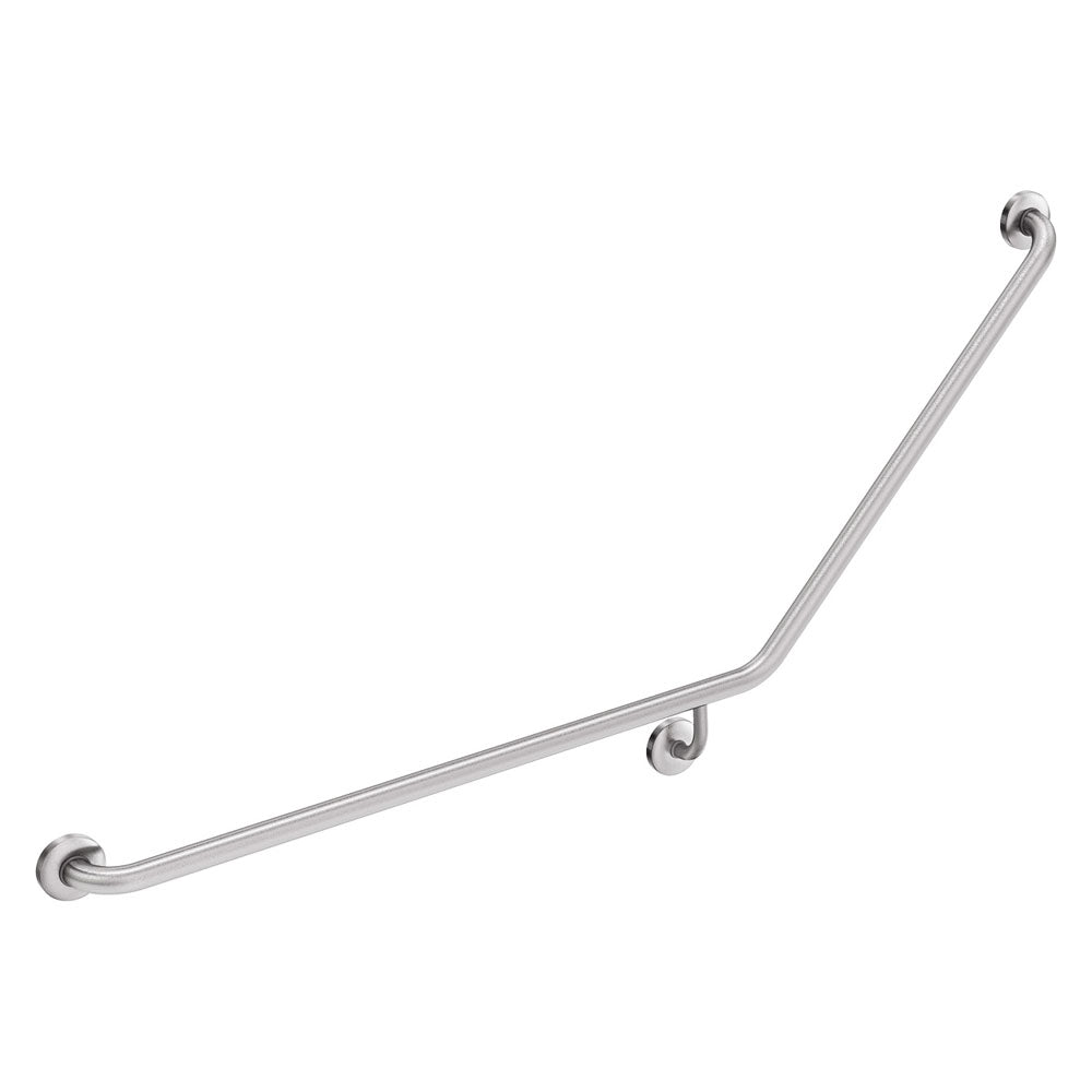 Fienza 40° Accessible Care Left-Hand Grab Rail, Stainless Steel