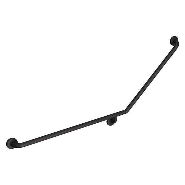 Fienza 40° Accessible Care Left-Hand Grab Rail - Matte Black
