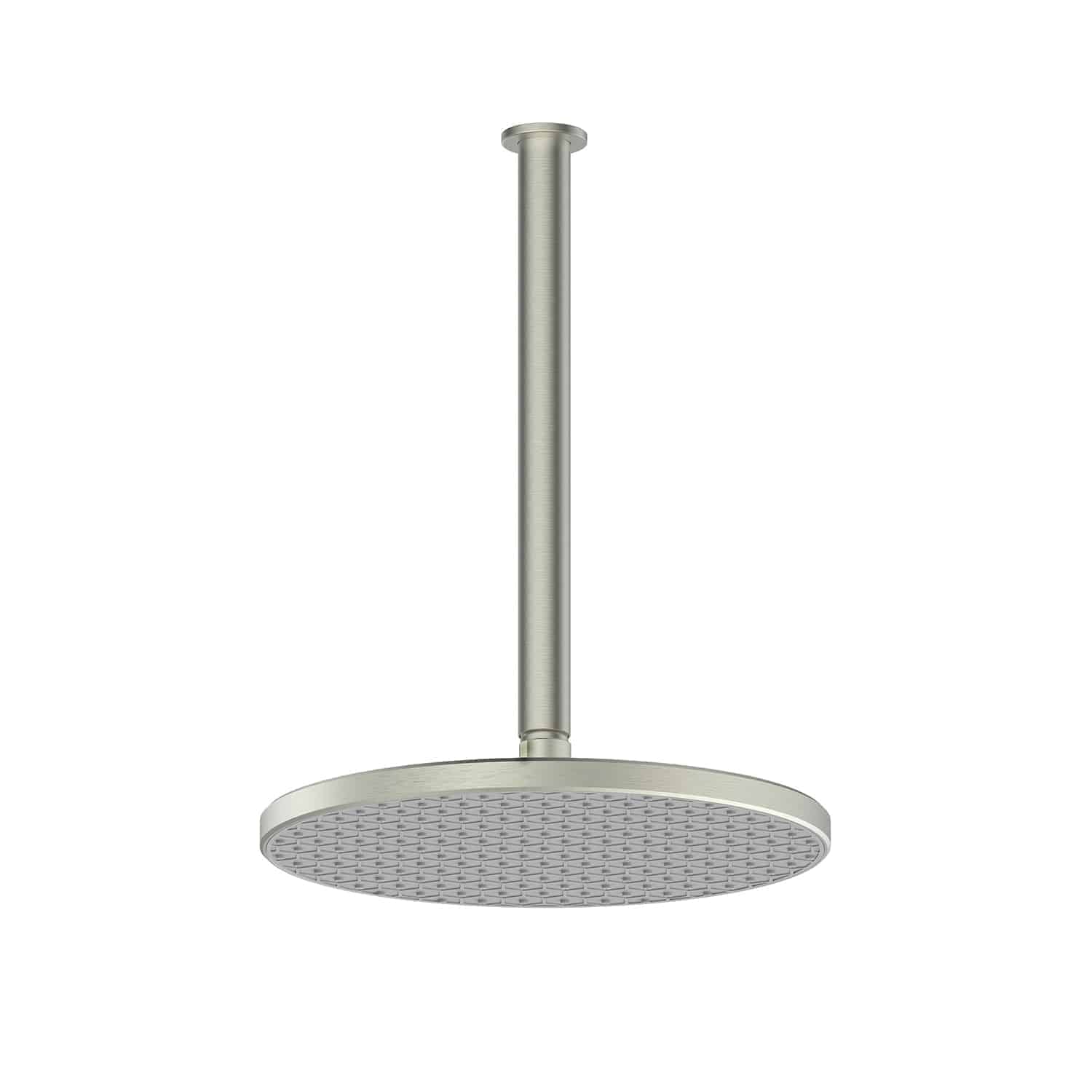 Greens Glide RainBoost Ceiling Shower Brushed Nickel