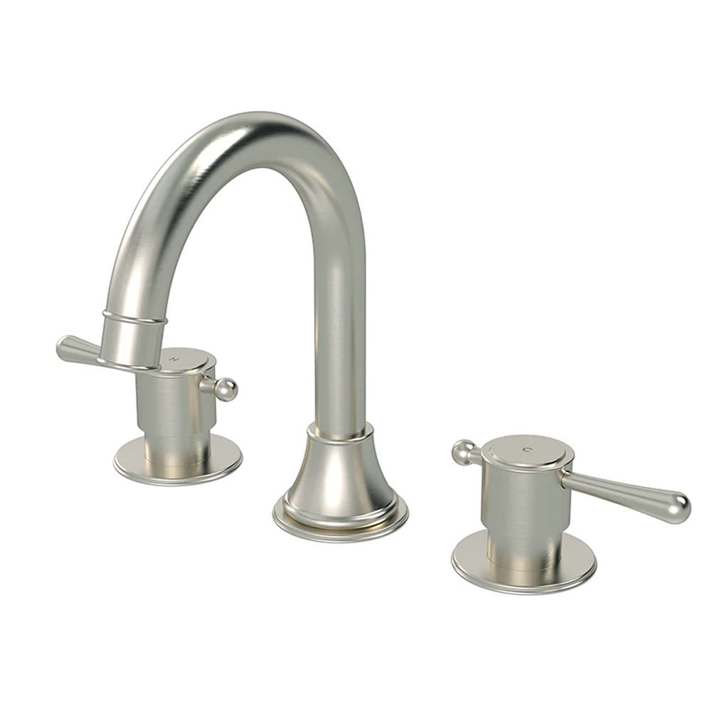 Meir Harrington 3-Hole Basin Set Brushed Nickel