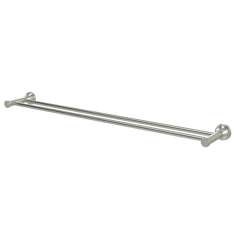 Meir Harrington Double Towel Rail 750mm Brushed Nickel