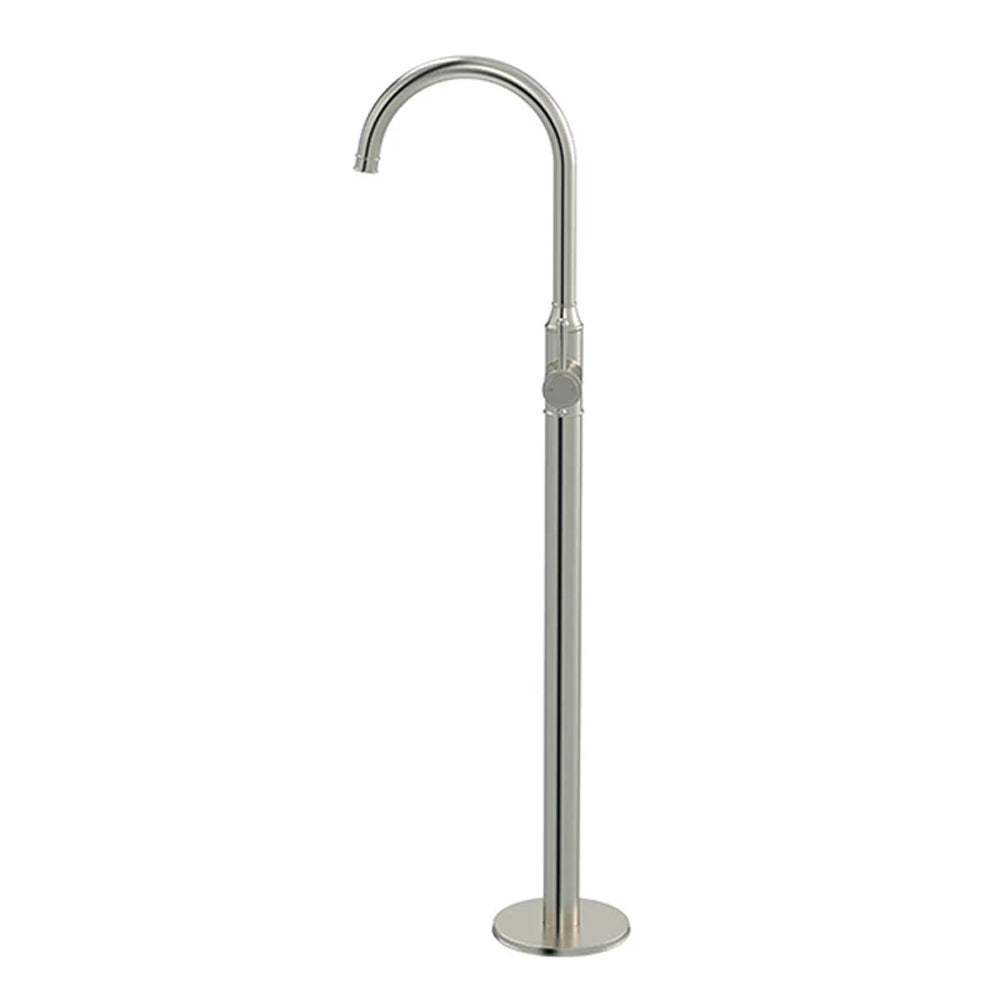 Meir Harrington Freestanding Bath Mixer Brushed Nickel