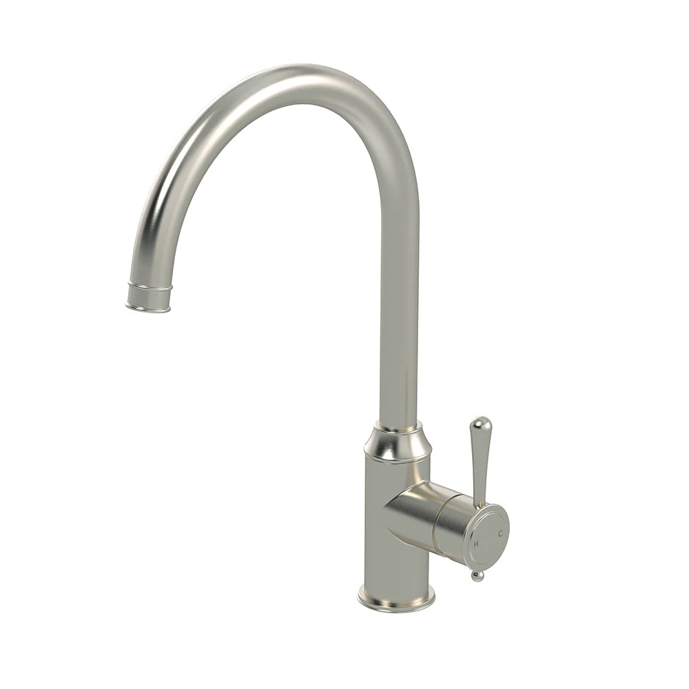 Meir Harrington Kitchen Mixer with Swivel Spout Brushed Nickel