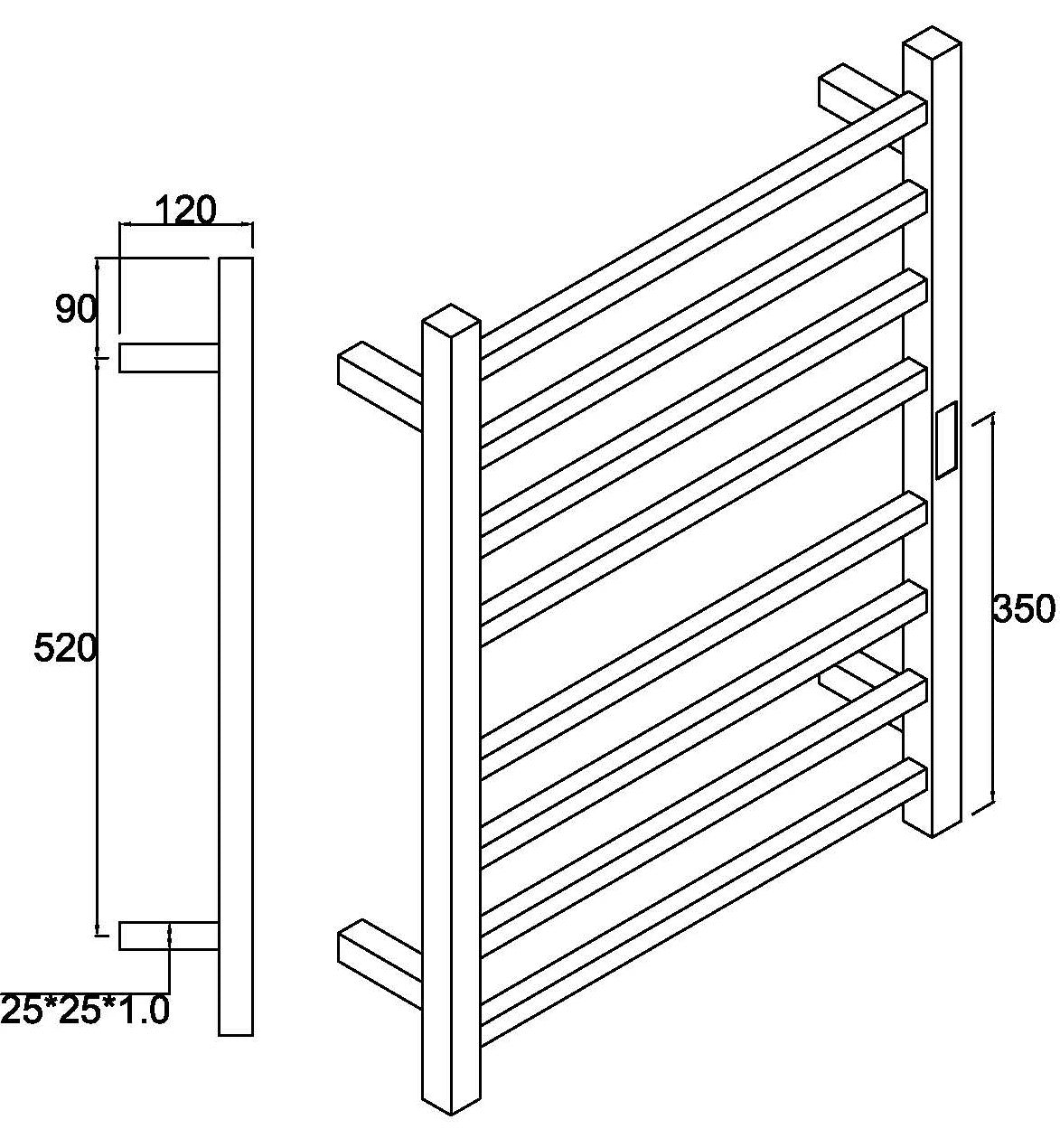 Hotwire Flat Sq8 Side on