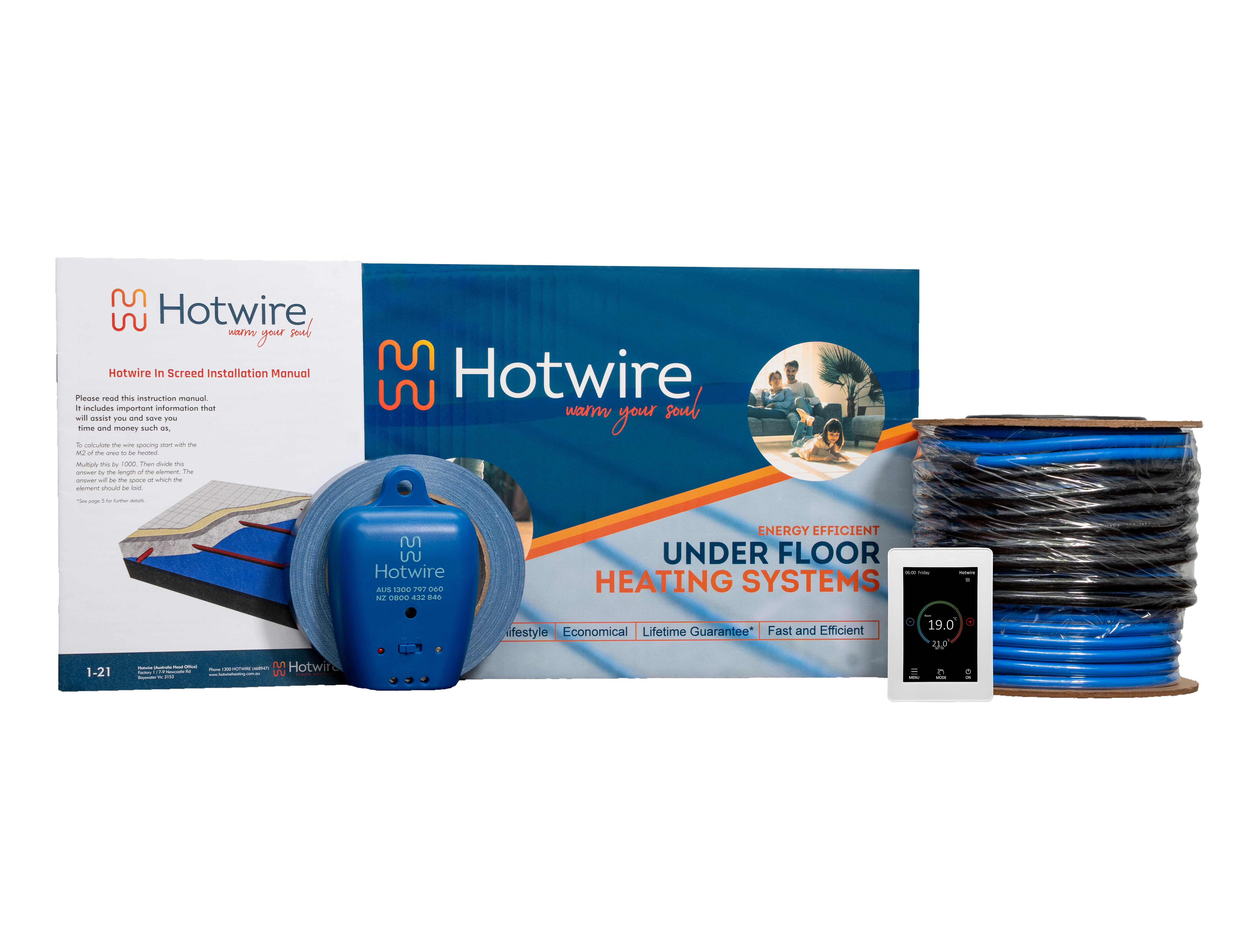 Hotwire In Screed Heating System 600 Watts 3.2-4.2m2