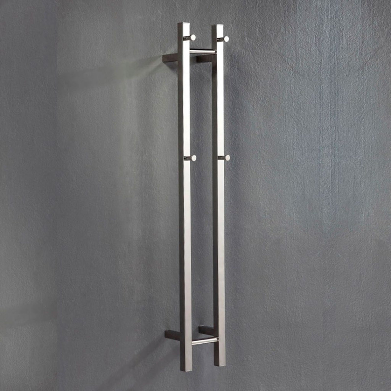 Hotwire Vertical Heated Towel Rail 2 Bars Chrome