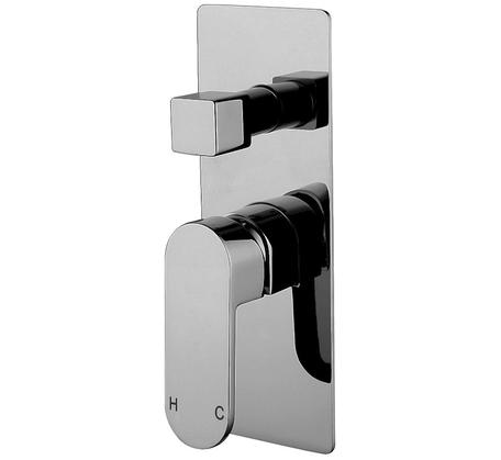 Modern National Eva Mini Shower Mixer with Diverter - Chrome