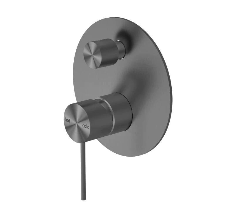 Nero Mecca Shower Mixer With Diverter Gun Metal