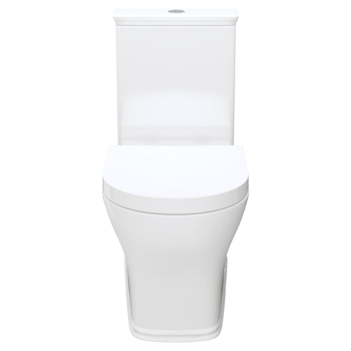 Lillian Tornado Flush Back-to-Wall Toilet Suite Gloss White S Trap