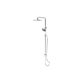 Greens Lavish Brass Twin Rail Shower Chrome
