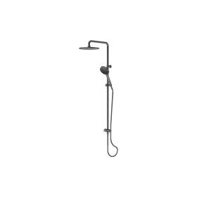 Greens Lavish Brass Twin Rail Shower Gunmetal